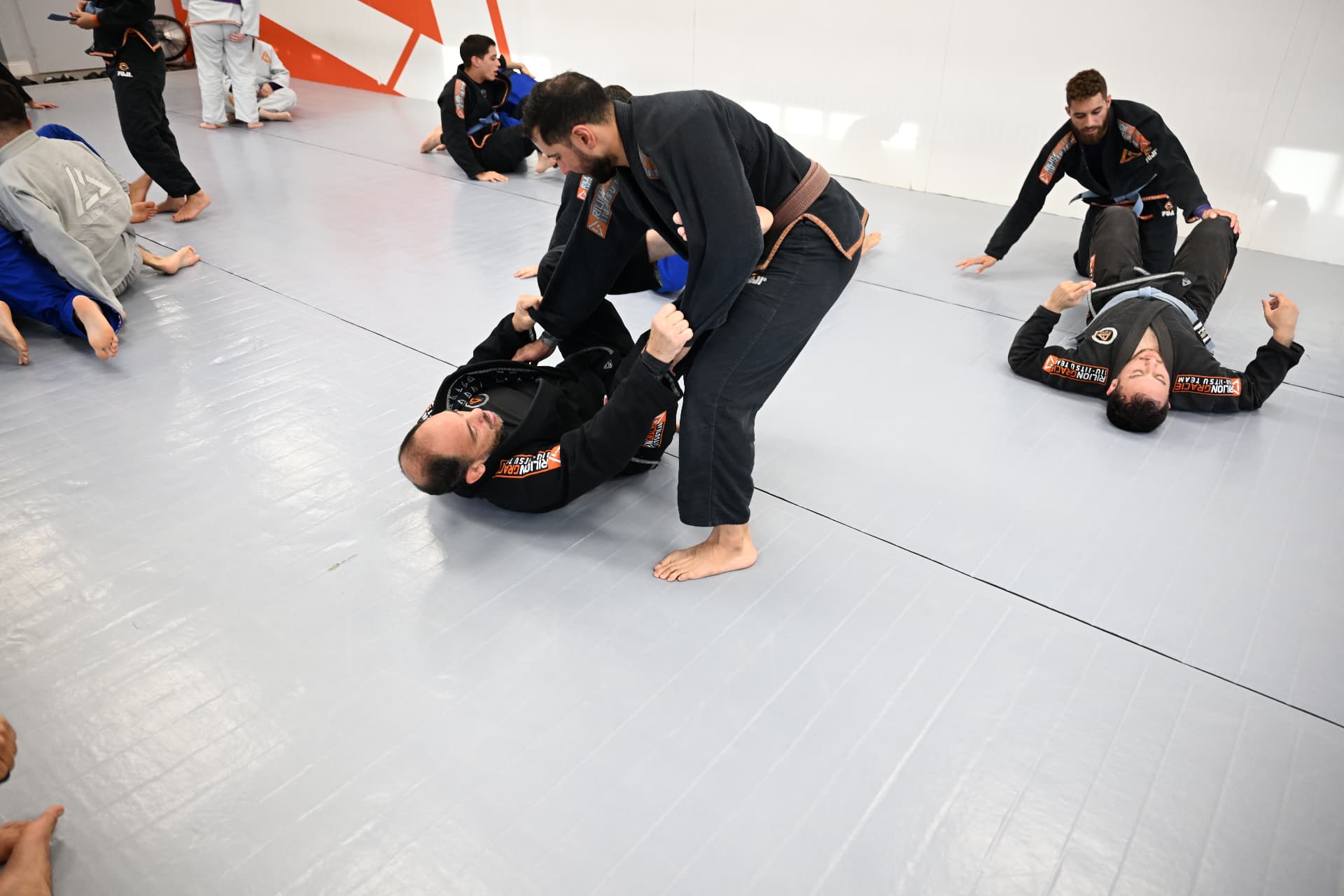 Advanced class training at Rilion Gracie Doral